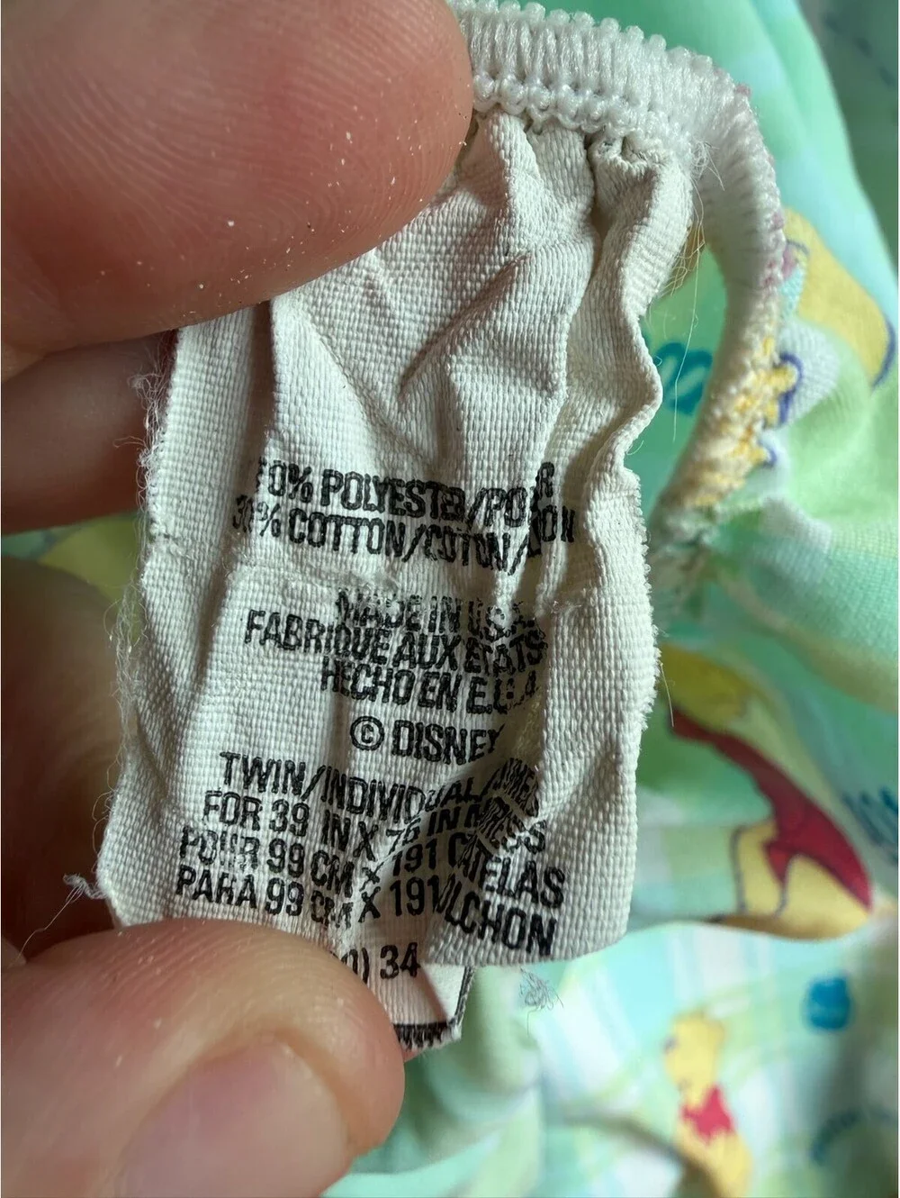 Vintage Winnie The Pooh Twin Sheets Set